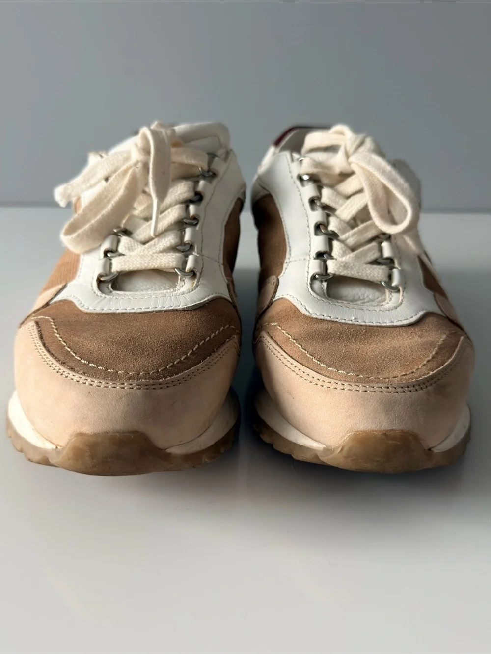 Massimo Dutty Women’s Leather Suedo Retro Sneakers Shoes 38 EU 8 US